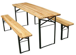 Biertafel /Picknicktafel Verhuur Houten - www.springkussen-huren-utrecht.nl