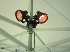 Halogeen Heater 1500W / 230V voor easy up partytent