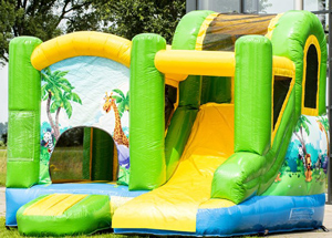 Springkussen Jungle Glijbaan - www.springkussen-huren-utrecht.nl