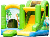 Springkussen Jungle Glijbaan